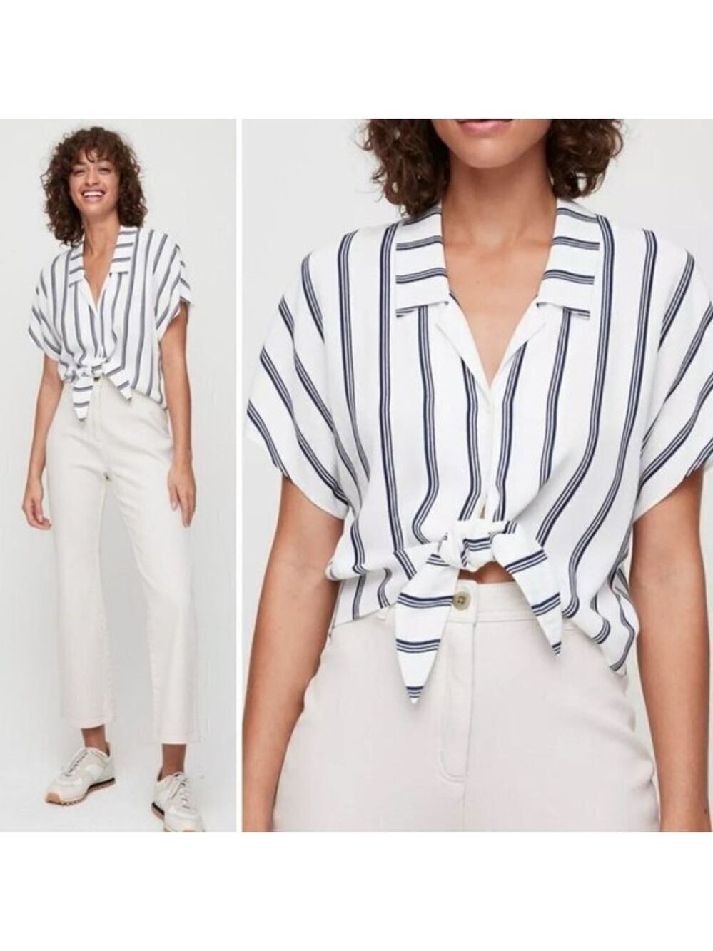 Wilfred Free The Tie-Front Blouse